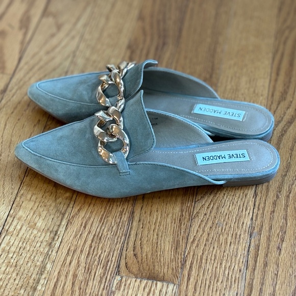 Steve Madden Finn Chain pointed toe mule  7.5M - Picture 4 of 8